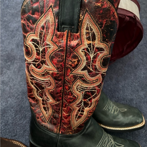 Ladies Cowboy Boots Size 8 - Picture 2 of 5